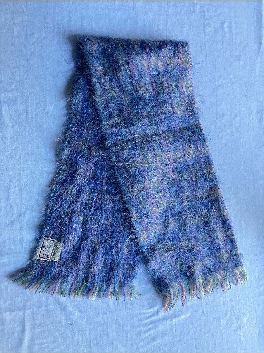 Vintage Scarf Mohair Wool Andrew Stewart Scotland Eaton’s winter